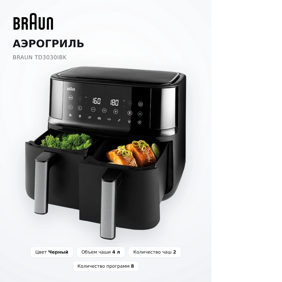 Аэрогриль Braun TD3030IBK - фото 13