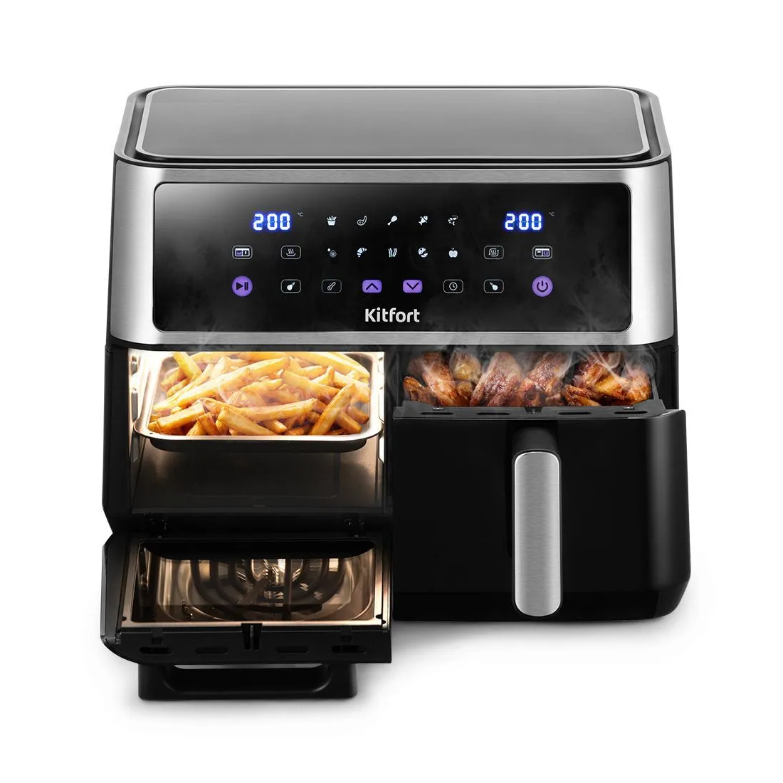 Аэрогриль Kitfort КТ-2256 2 в 1 