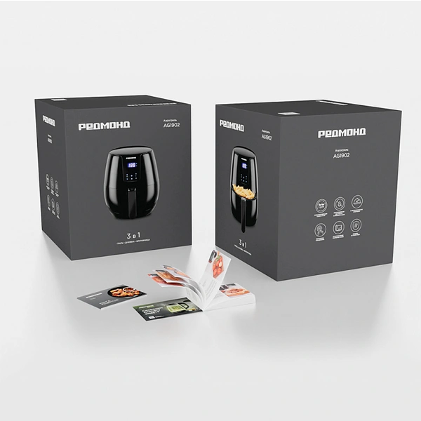 Аэрогриль Редмонд AG1902 Черный AG1902 - фото 5