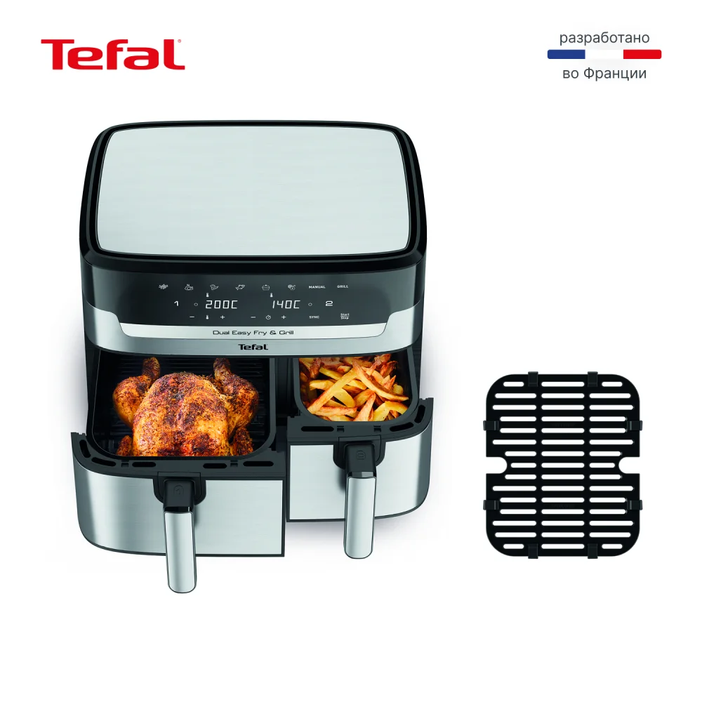 Аэрогриль Tefal Dual Easy Fry & Grill EY905D10 - фото 14