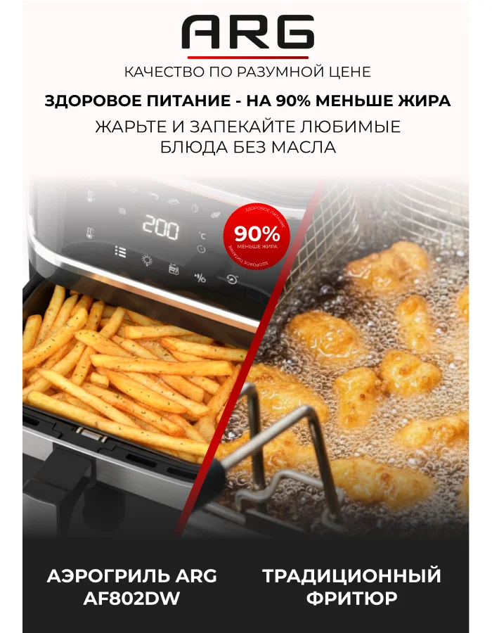 ARG аэрогрильі AF802DW - фото 8