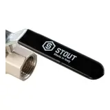 Кран шаровой STOUT, полнопроходной, ВР/НР 1/2", ручка рычаг, SVB-0003-000015  - фото 4