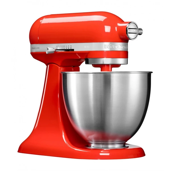 KitchenAid планетарлық тұрмыстық араластырғыш Artisan mini 5KSM3311XEHT, қызыл чили - фото 5