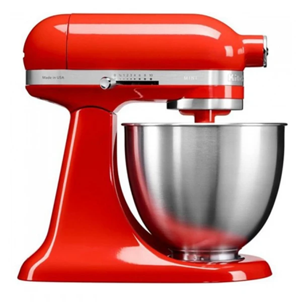 KitchenAid планетарлық тұрмыстық араластырғыш Artisan mini 5KSM3311XEHT, қызыл чили