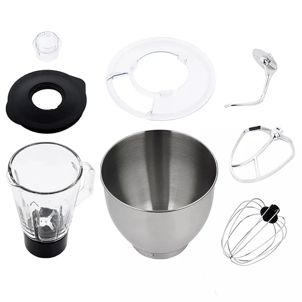 Планетарный миксер Kitfort КТ-1339-2 Бело-коричневый - фото 4