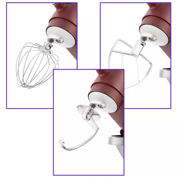 Планетарный миксер Kitfort КТ-1391-1 красный - фото 4