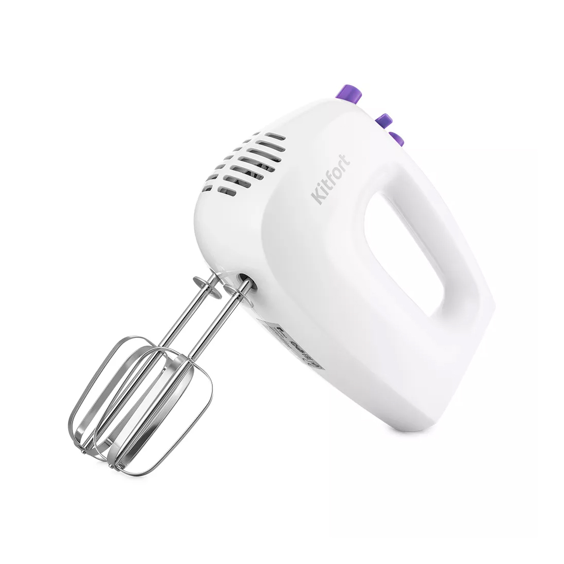 Миксер Kitfort КТ-3071-1 бело-фиолетовый 