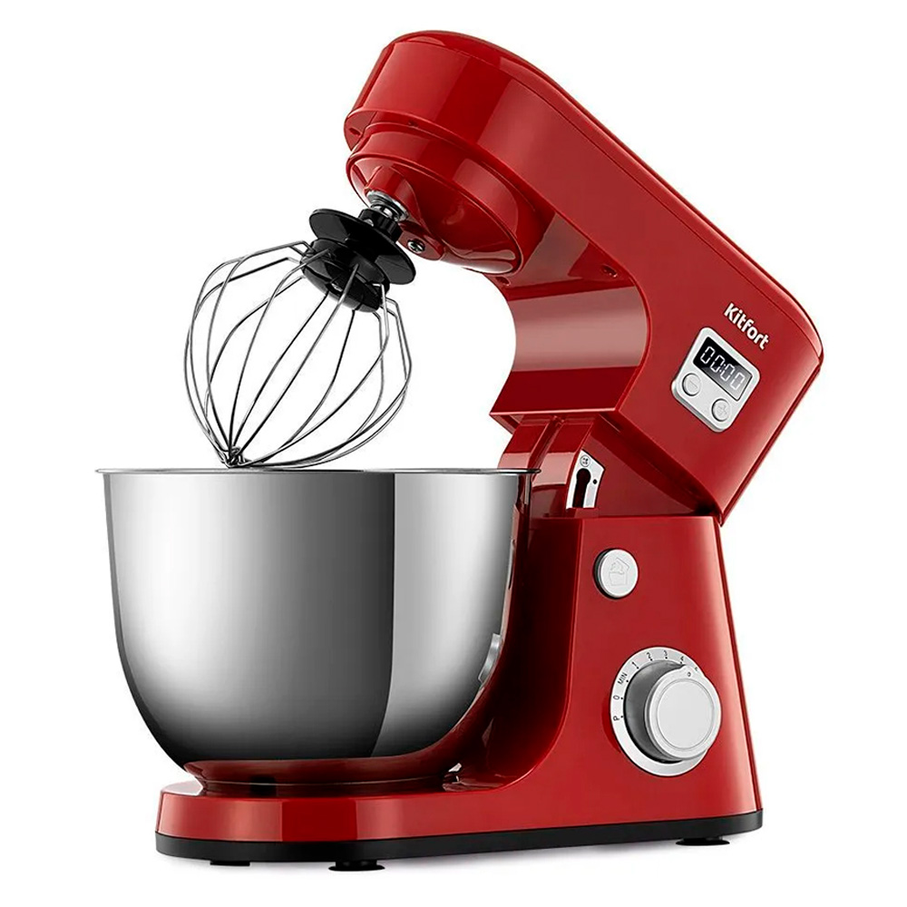 Планетарный миксер Kitfort КТ-1308-5 Red