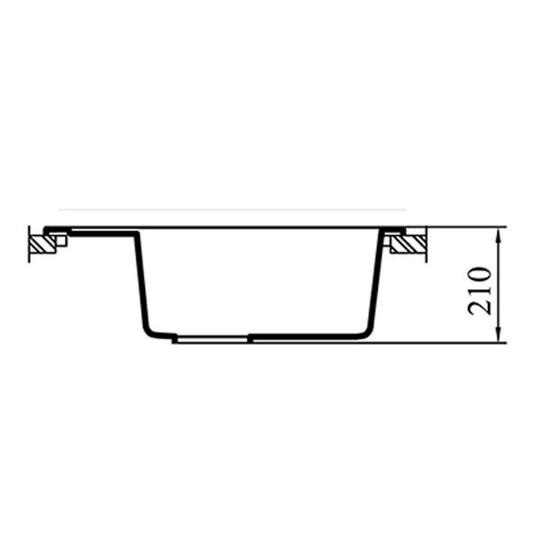 Кухонная мойка G-Stone G 06 307 Terracotta - фото 3