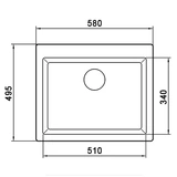 Кухонная мойка G-Stone G 06 307 Terracotta - фото 2