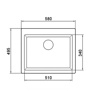 Кухонная мойка G-Stone G 06 309 графит