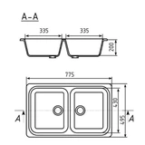 Кухонная мойка G-Stone G 15 302 песок - фото 2