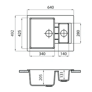 Кухонная мойка G-Stone G 21 302 Sand