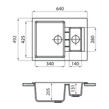 Кухонная мойка G-Stone G 21 308 Black - фото 2