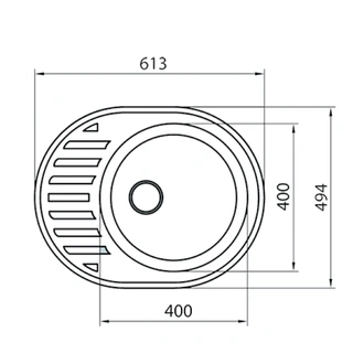 Кухонная мойка G-Stone G 62 331 белый