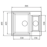 Кухонная мойка G-Stone G Бьянка 331 White - фото 2