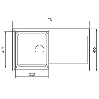 Кухонная мойка G-Stone G Маура 302 Terra