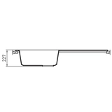 Кухонная мойка G-Stone G Маура 309 Graphite - фото 3