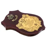 Диплом на деревянной плакетке "С Юбилеем, 85"  - фото 4