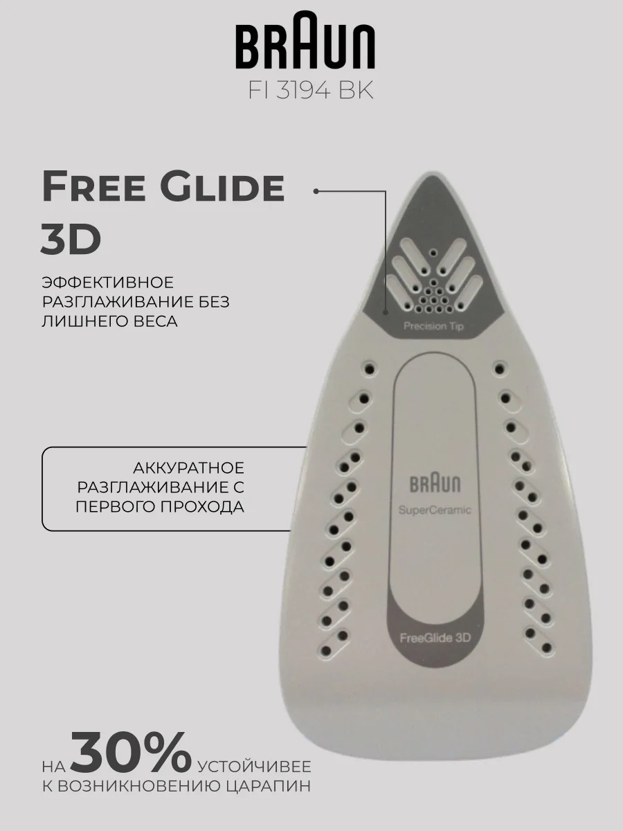 Braun үтігі FI 3194 BK - фото 10