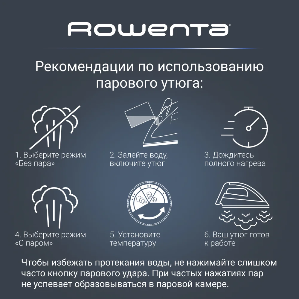 Паровой утюг Rowenta Accessteam DW4301D1 - фото 12