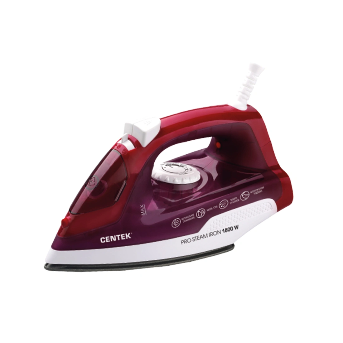 Утюг Centek CT-2347 Фиолетовый  - фото 2