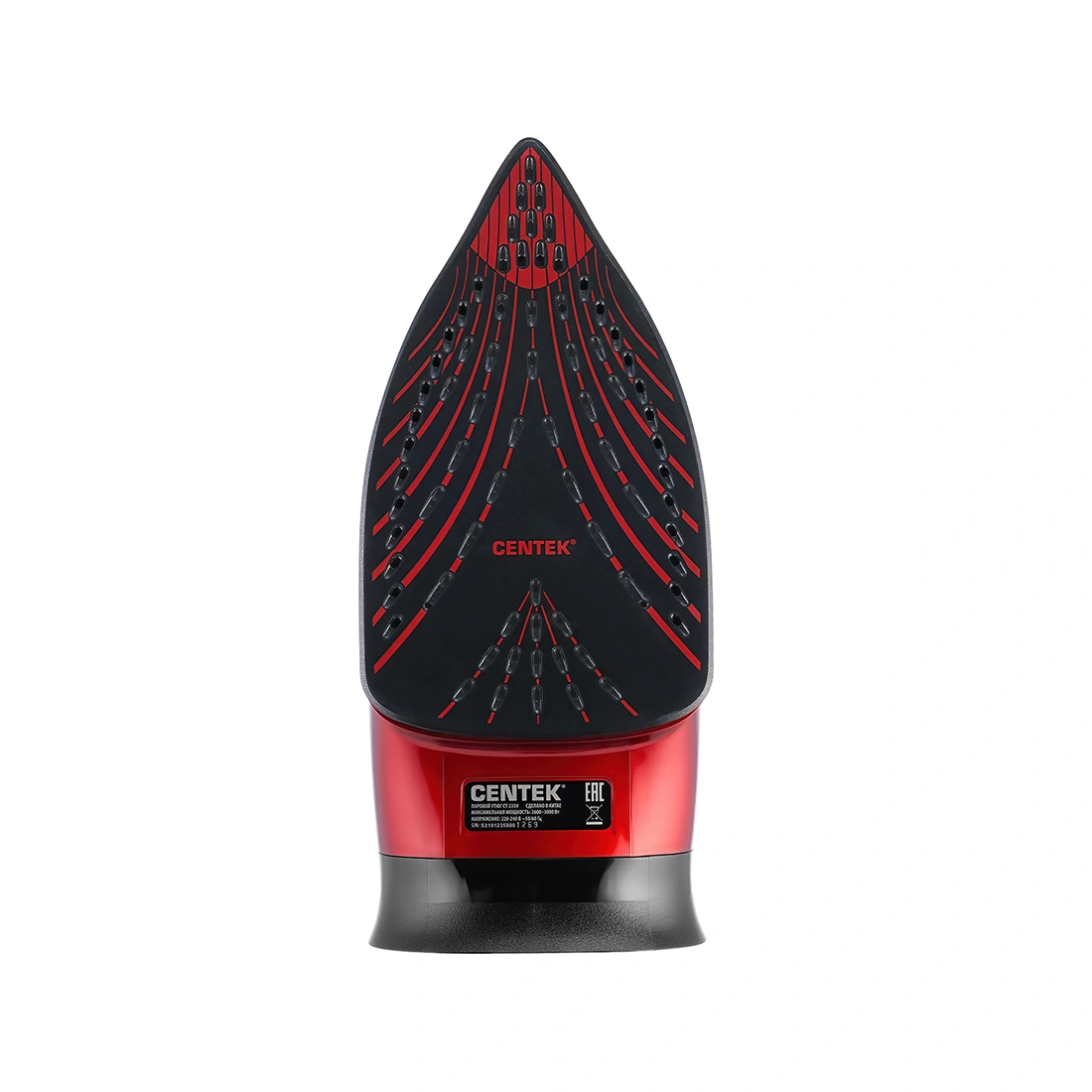 Утюг Centek CT-2359 Красный  - фото 4