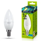 Эл. лампа светодиодная Ergolux LED-C35-7W-E14-6K, Дневной LED-C35-7W-E14-6K - фото 2