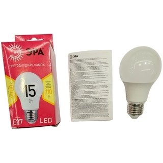 Лампа светодиодная ЭРА LED A60-15W-827-E27 - фото 5