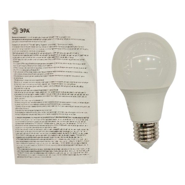 Лампа светодиодная ЭРА LED A60-15W-840-E27 R - фото 5