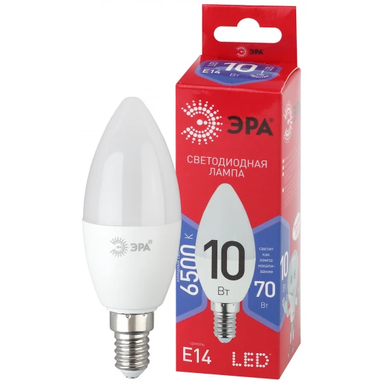 ЭРА жарықдиодты шам LED B35-10W-865-E14 R