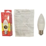 Лампа светодиодная ЭРА ECO LED B35-10W-827-E27 - фото 6