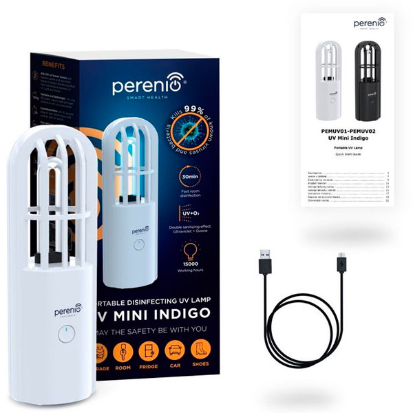 Портативная УФ-лампа Perenio UV Mini Indigo (PEMUV01)