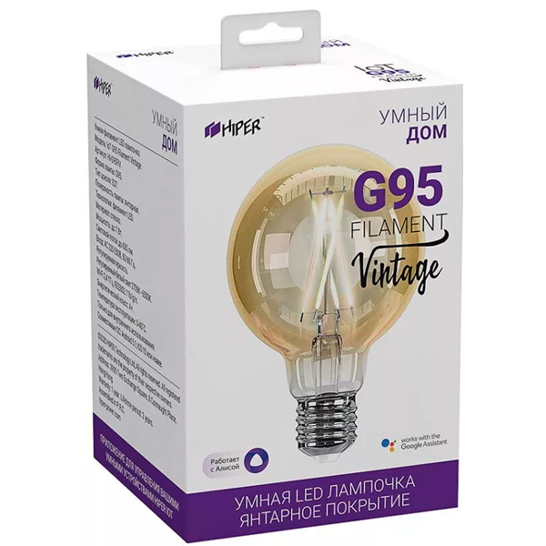 Smart Bulb Hiper Filament Vintage IOT G95FIV