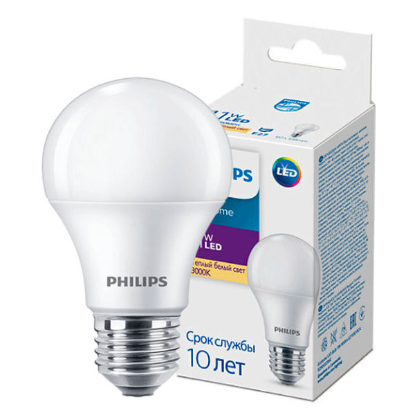 LED лампа Philips Ecohome LED Bulb 11W (E27 830 RCA)