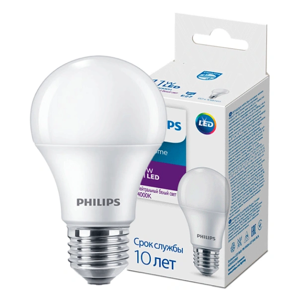 LED лампа Philips Ecohome LED Bulb 11W (E27 840 RCA)