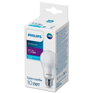 LED лампа Philips Ecohome LED Bulb 15W 1450lm E27865 RCA - фото 2