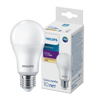 LED лампа Philips Ecohome LED Bulb 15W 1350lm E27 830 RCA