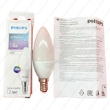 LED лампа Philips EcohomeLEDCandle 5W 500lm E14 840B35NDFR - фото 4