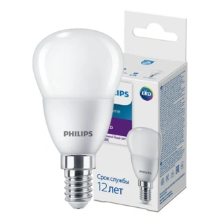 LED лампа Philips EcohomeLEDLustre 5W 500lm E14 827P45NDFR