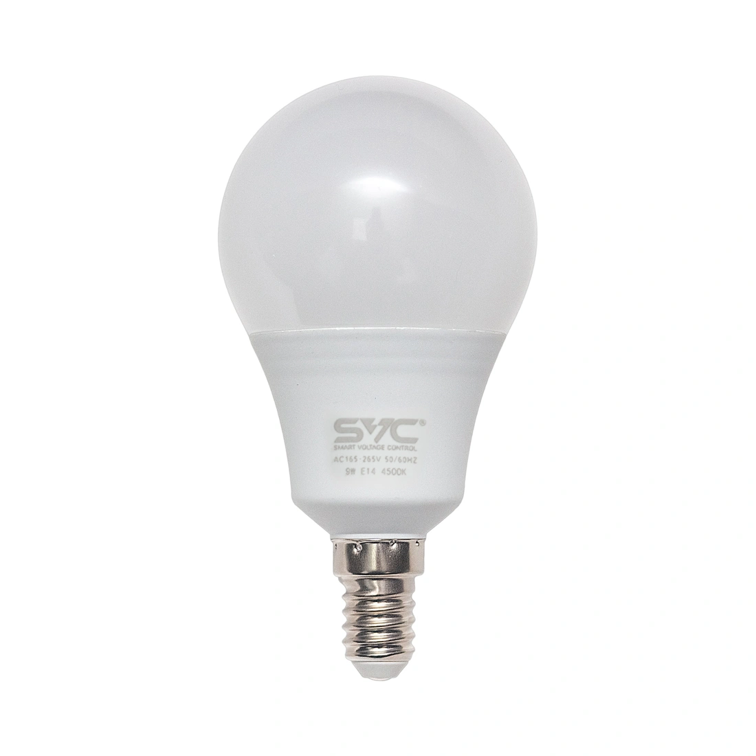 Эл. лампа светодиодная SVC LED G45-9W-E14-4500К, Нейтральный 