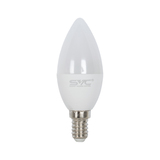 Лампа светодиодная SVC LED C35-7W-E14-4000K Свеча Нейтральный  - фото 2