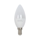 Лампа светодиодная SVC LED C35-7W-E14-6500K Свеча Холодный  - фото 2