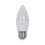 Лампа светодиодная SVC LED C35-9W-E27-6500K Свеча Холодный C35-9W-E27-6500K