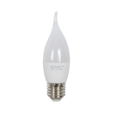 Лампа светодиодная SVC LED CB35-7W-E27-3000K Свеча на ветру Тёплый CB35-7W-E27-3000K