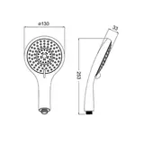 Лейка душевая IDDIS A11251, 5 режимов  - фото 2