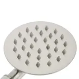 Душевая лейка, круглая, 1 режим, полированная нержавеющая сталь 304  - фото 2