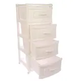 Комод 4-х секционный, цвет белый  - фото 2