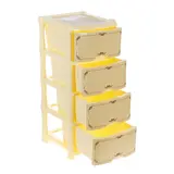 Комод 4-х секционный "Декор. Белёный дуб", цвет бежевый  - фото 2