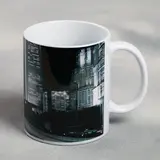 Евгений сублимациясы бар шыны-аяқ түнгі қала, 300 мл  - фото 3